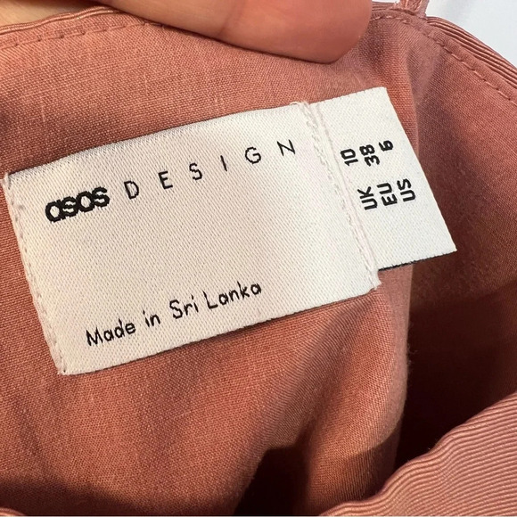 ASOS design  mini structured dress with under bust cut out detail size 6 - Picture 11 of 11